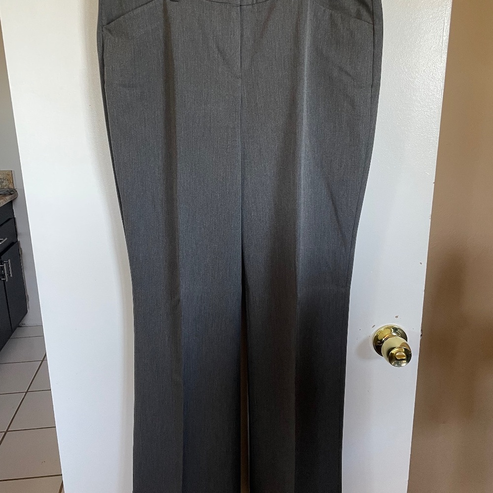 Express Editor Women's Suit Pant - Gray - Size 6R